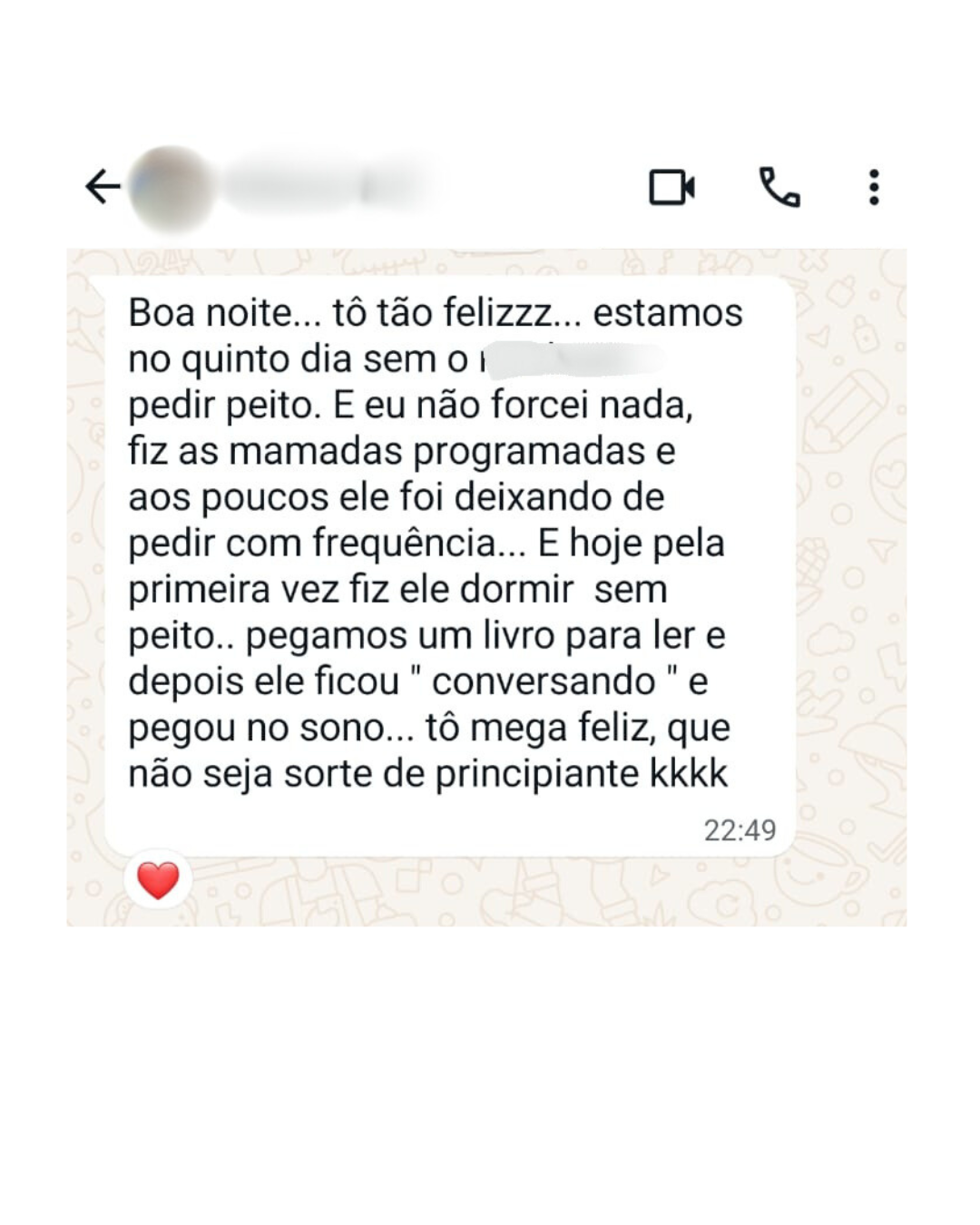 Depoimento de paciente sobre a Dra. Bruna Lustosa